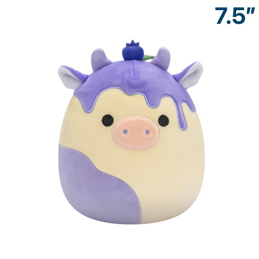 Benito Blueberry Cow ~ Hybrid Sweets Squad ~ 7" Squishmallow Plush