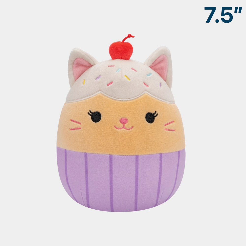 Miriam Vanilla Cupcake Cat ~ Hybrid Sweets Squad ~ 7" Squishmallow Plush