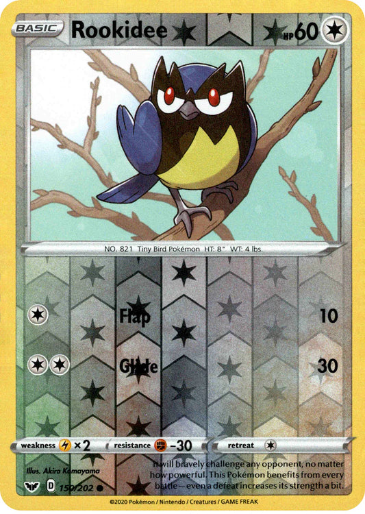 Rookidee 150/202 Reverse Holo | Sword & Shield | Pokemon Card