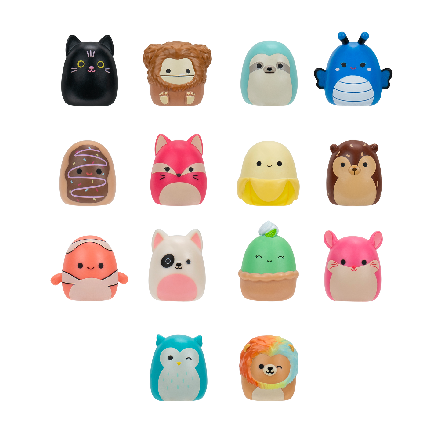 14 Pack - Squish-A-Longs Series 1 Squishmallow Toys