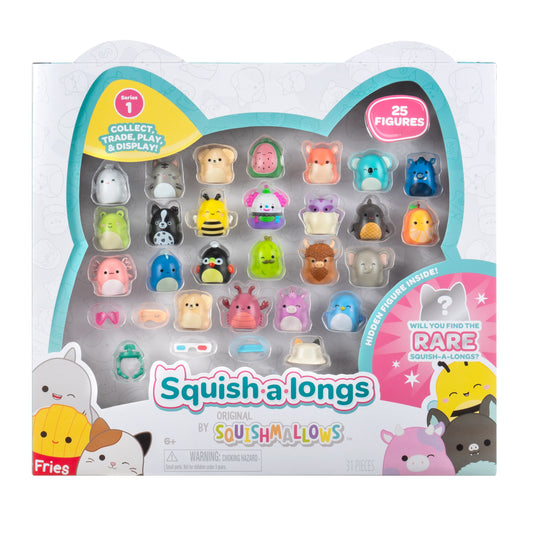 25 Pack - Squish-A-Longs Series 1 Squishmallow Toys