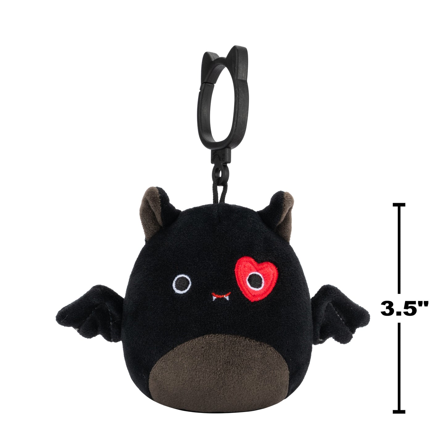 Emily the Bat Heart Eye Valentine's Day ~ 3.5" Clip On Squishmallow Plush