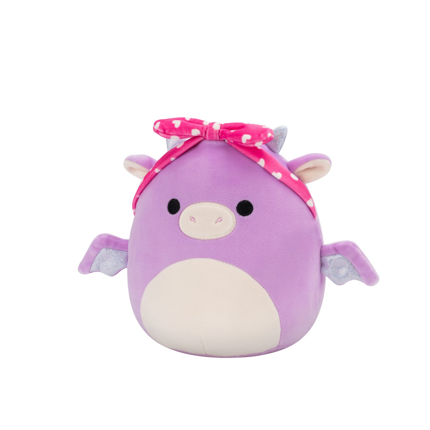 Dina the Purple Dragon Valentine's Day ~ 7.5" Squishmallow Plush