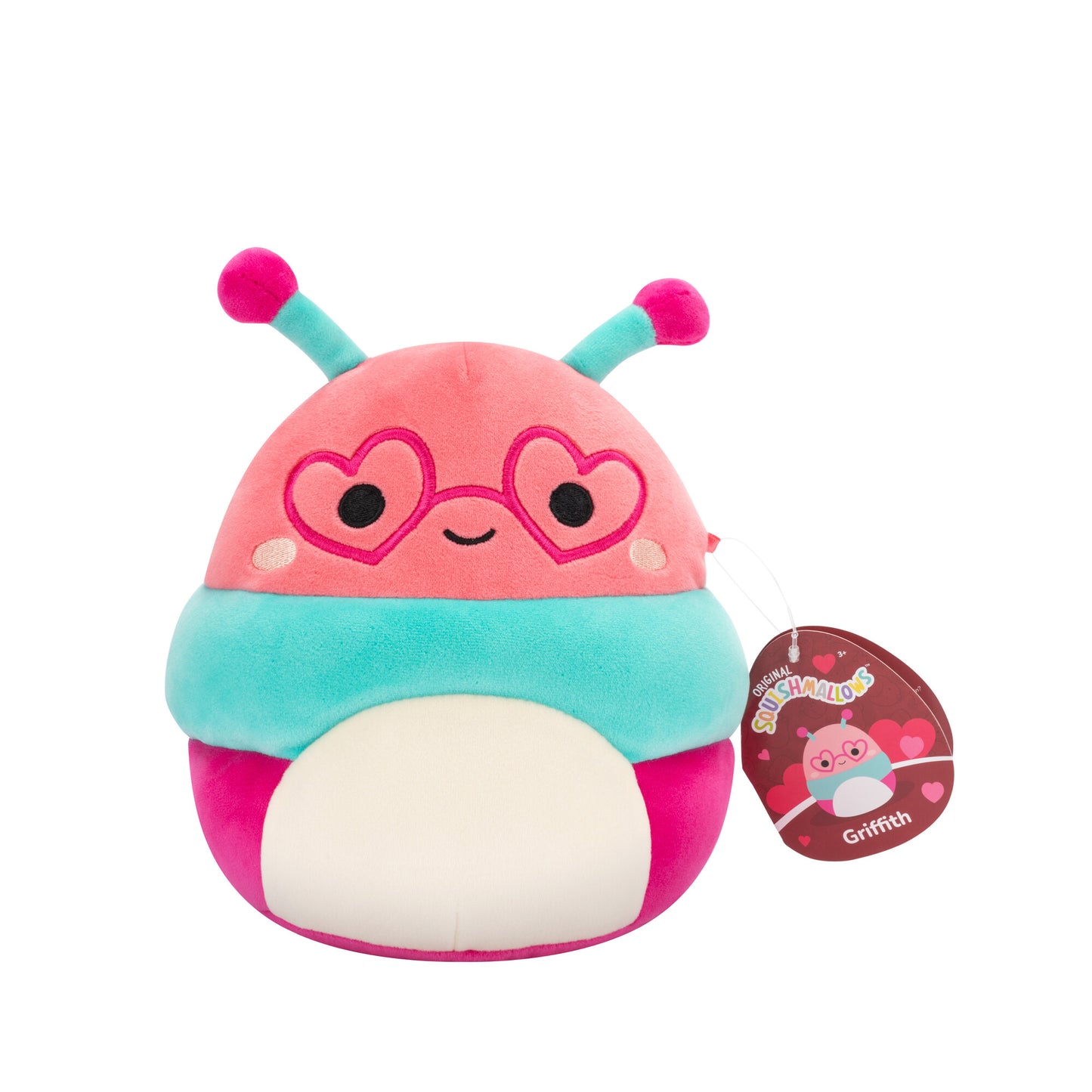 Axel Beetle and Griffith Caterpillar PAIRS Valentine's Day ~ 7.5" Squishmallow Plush