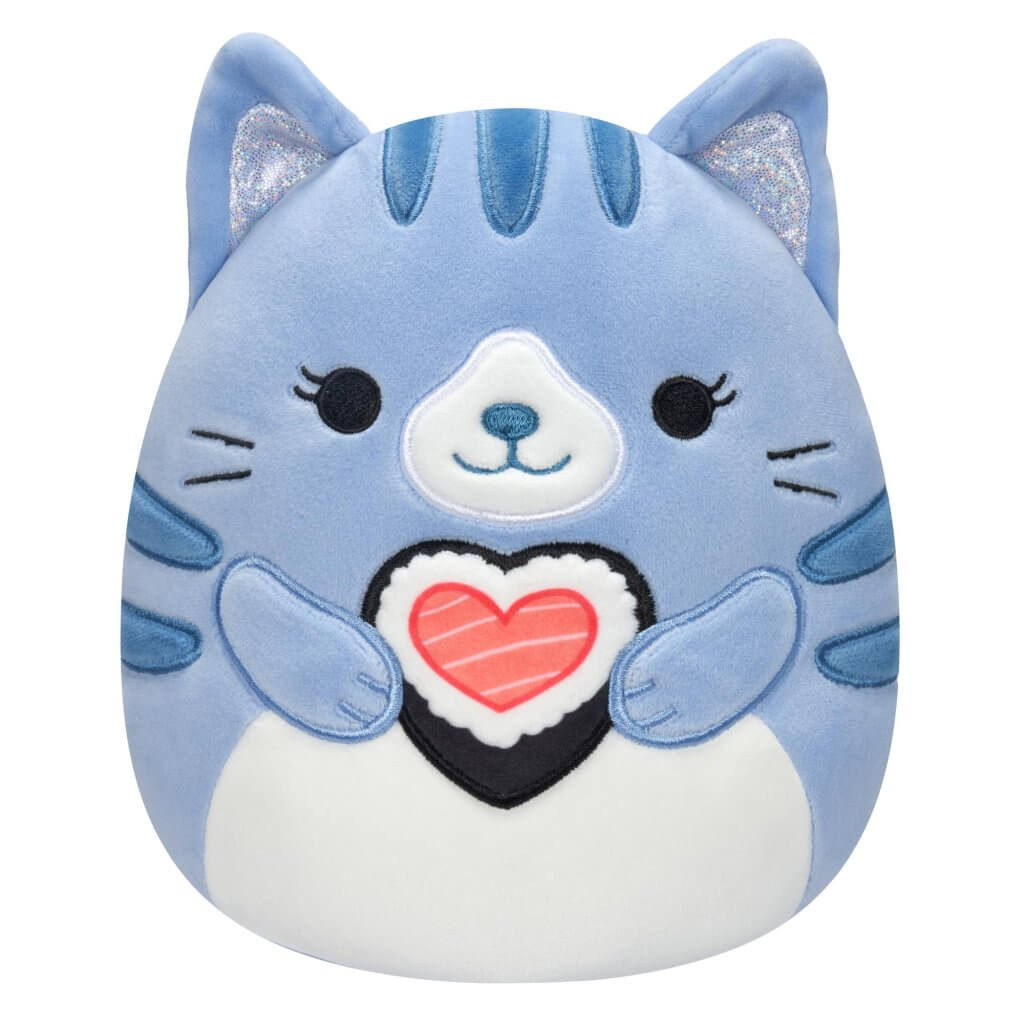 Cat with Sushi ~ 7.5" 2024 Valentines Day Squishmallow Plush ~ PRE-ORDER