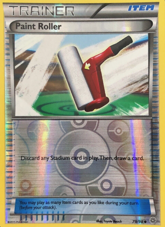 Paint Roller 79/98 Reverse Holo | Ancient Origins | Pokemon Card