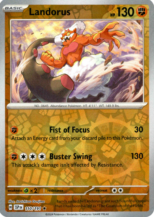 Landorus 110/191 Reverse Holo | Surging Sparks | Pokemon Card