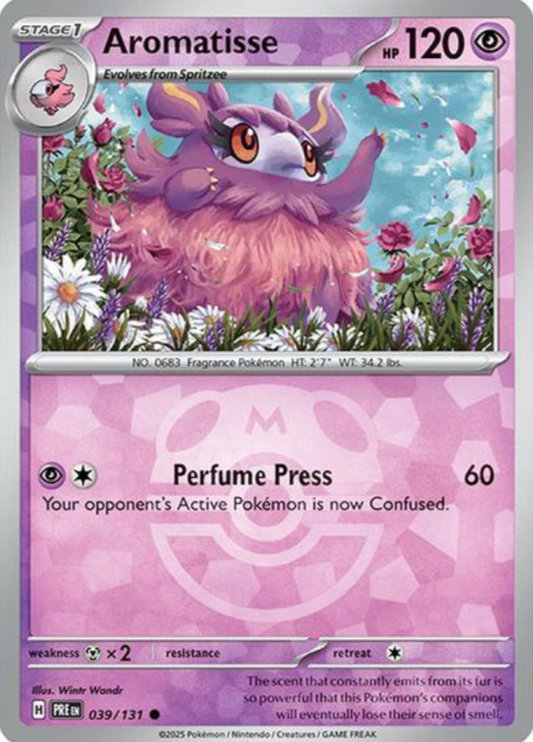 Aromatisse 39/131 Reverse Holo | Prismatic Evolutions | Pokemon Card