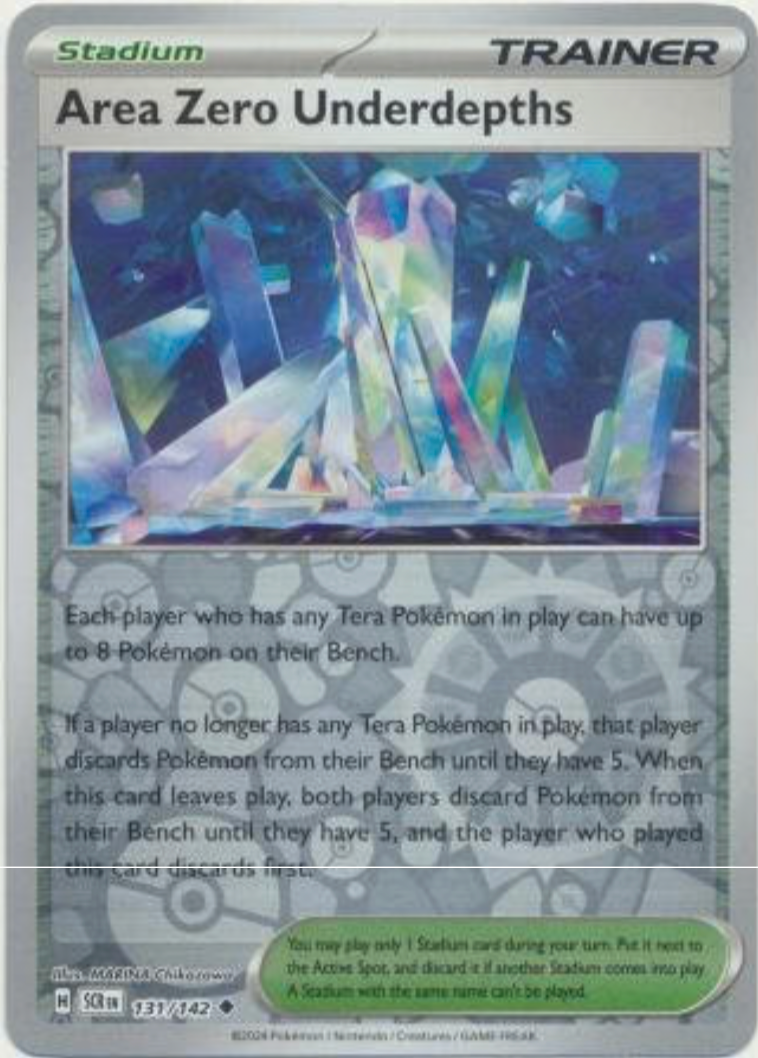 Area Zero Underdepths 131/142 Reverse Holo | Stellar Crown | Pokemon Card