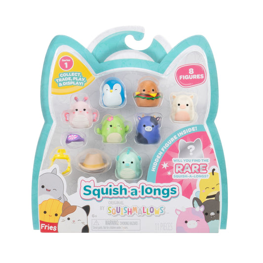 8 Pack Style A - Squish-A-Longs Series 1 Squishmallow Toys