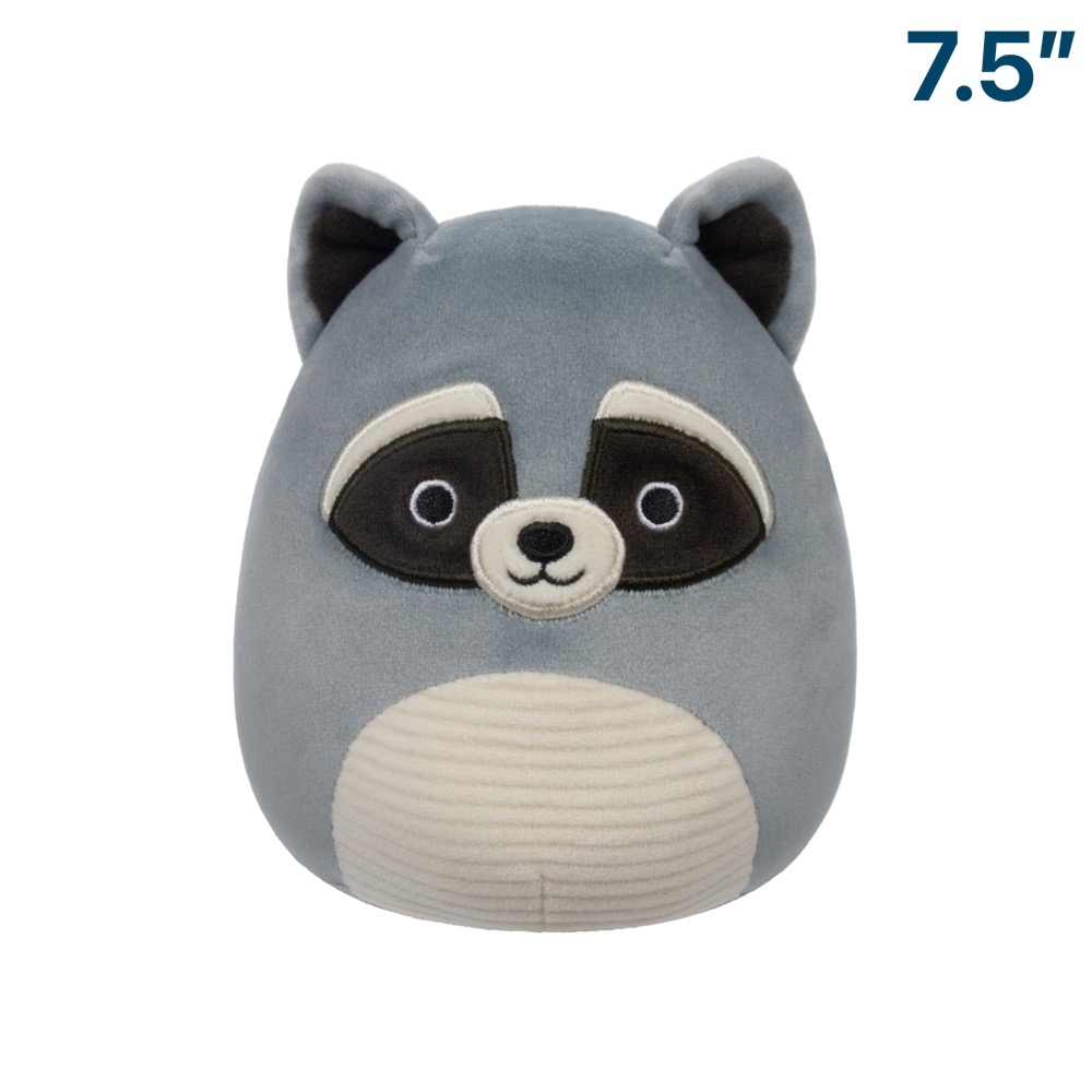 Rocky Grey Raccoon ~ Wave 18C Part 2 ~ 7.5" Squishmallow Plush