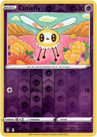 Cutiefly 78/203 Reverse Holo | Evolving Skies | Pokemon Card