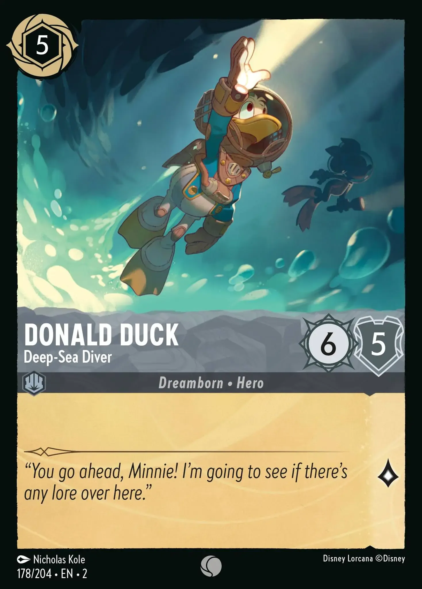 Donald Duck - Deep-Sea Diver