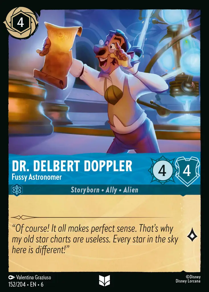 Dr. Delbert Doppler - Fussy Astronomer