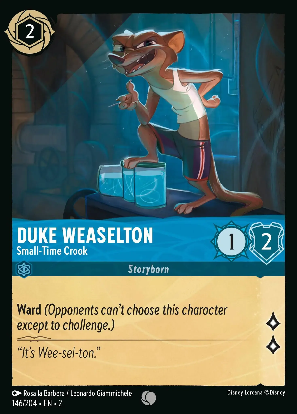 Duke Weaselton - Small-Time Crook