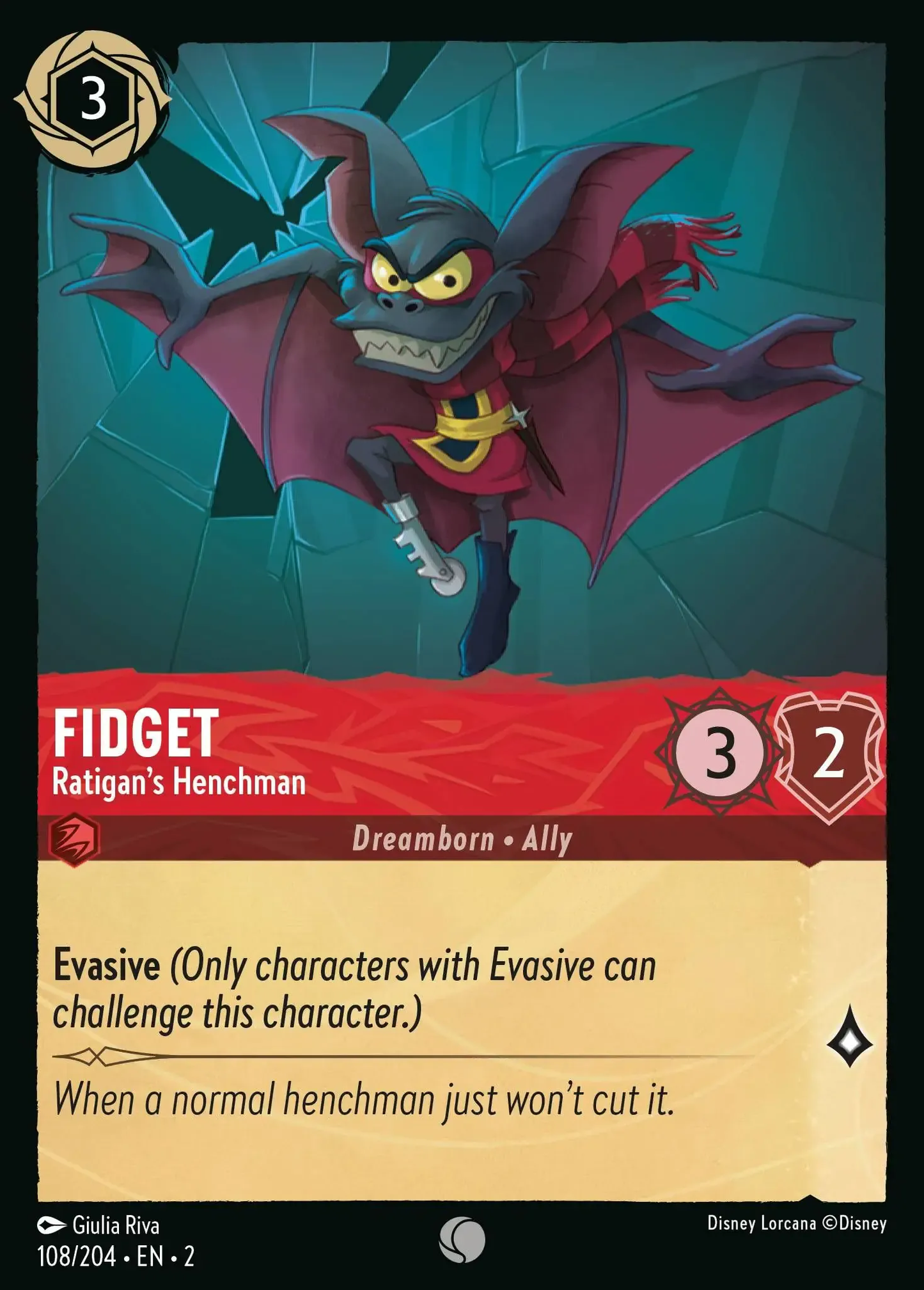 Fidget - Ratigan's Henchman