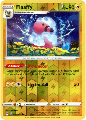 Flaaffy 55/203 Reverse Holo | Evolving Skies | Pokemon Card