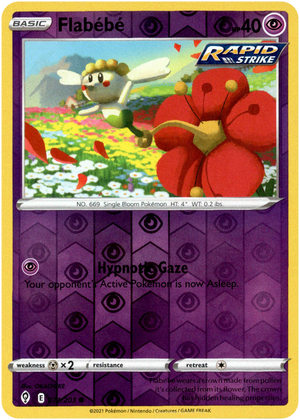 Flabébé 71/203 Reverse Holo | Evolving Skies | Pokemon Card