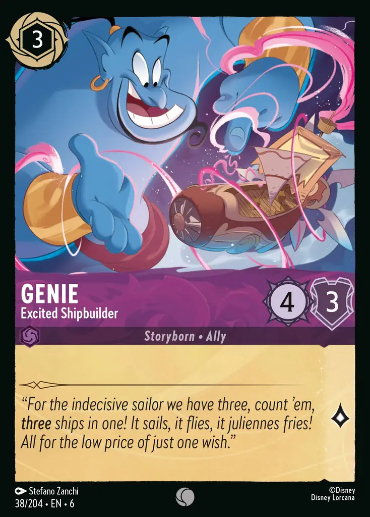 Genie - Excited Shipbuilder