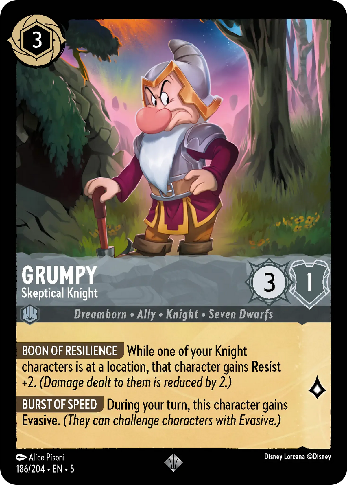 Grumpy - Skeptical Knight