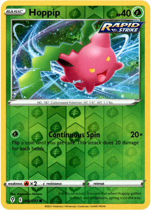 Hoppip 2/203 Reverse Holo | Evolving Skies | Pokemon Card