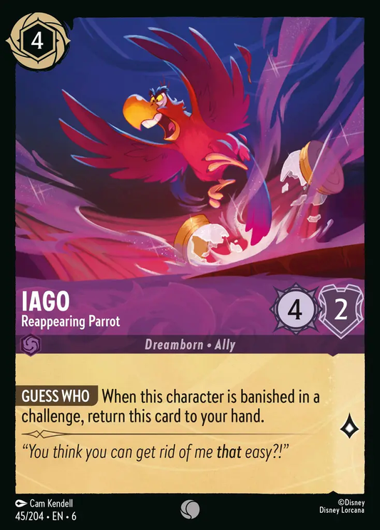 Iago - Reappearing Parrot