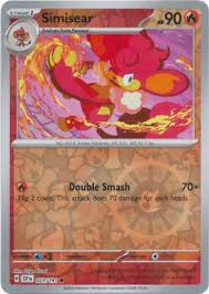 Simisear 23/191 Reverse Holo | Surging Sparks | Pokemon Card