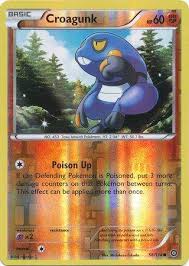 Croagunk 58/114 Reverse Holo | Steam Siege | Pokemon Card