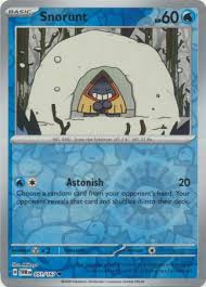 Snorunt 51/167 Reverse Holo | Twilight Masquerade | Pokemon Card