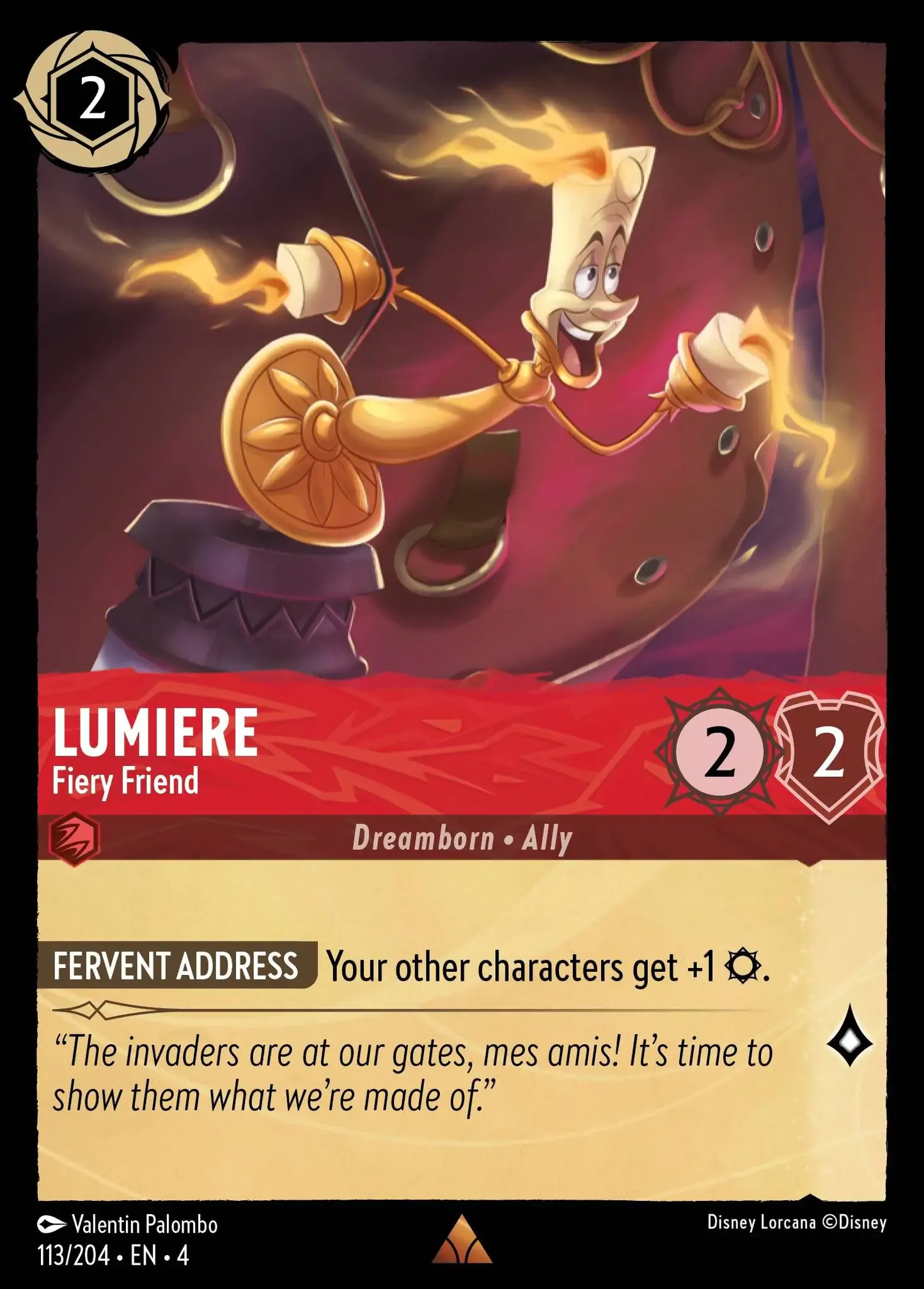 Lumiere - Fiery Friend