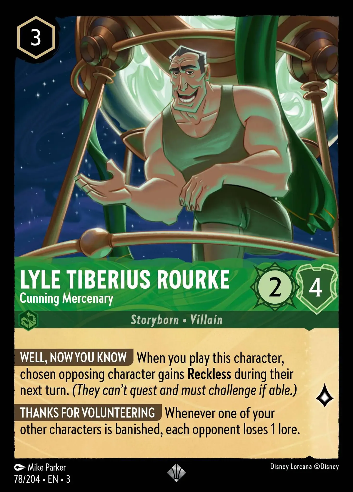 Lyle Tiberius Rourke - Cunning Mercenary