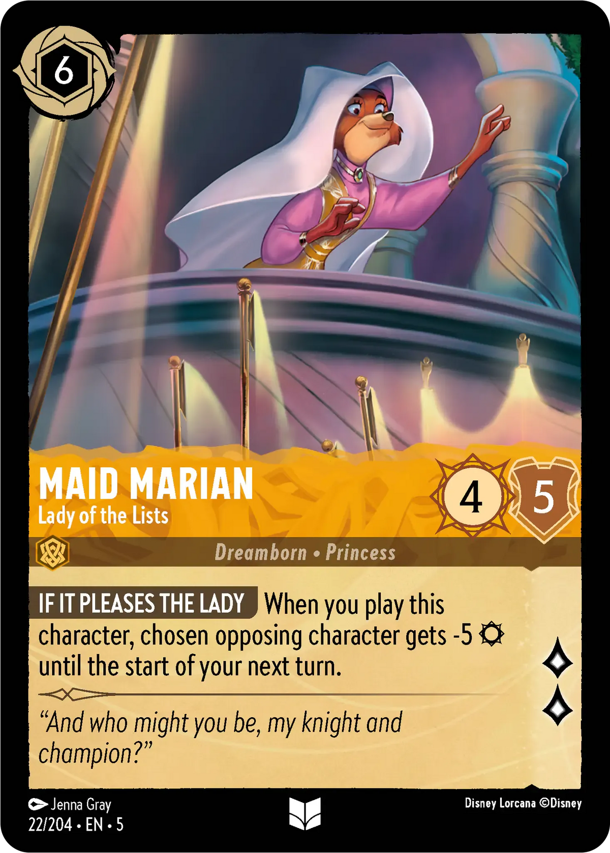 Maid Marian - Lady of the Lists