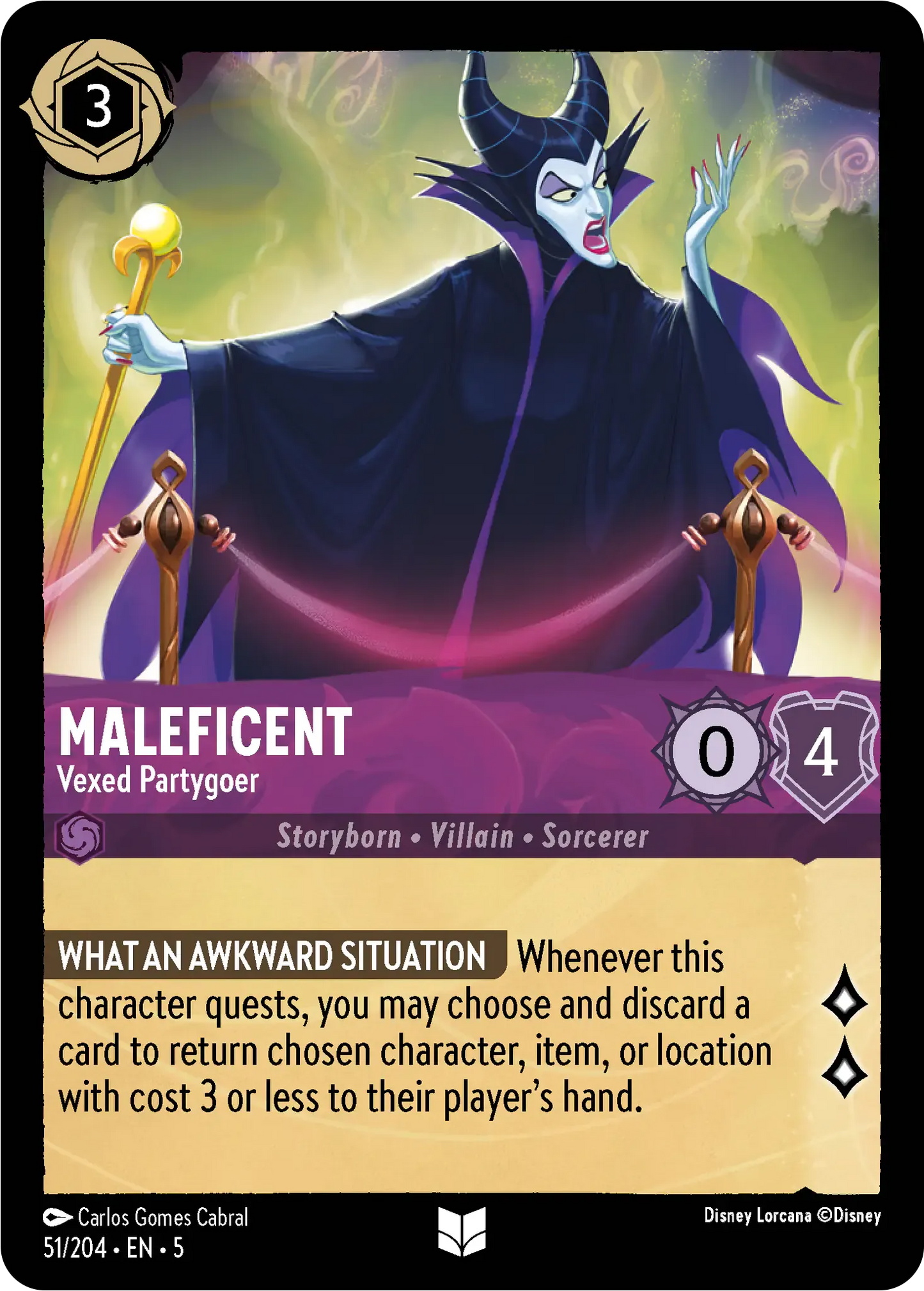 Maleficent - Vexed Partygoer