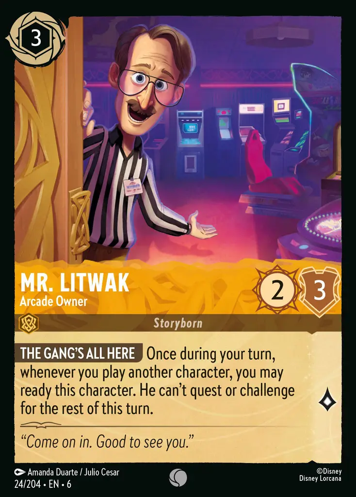 Mr. Litwak - Arcade Owner