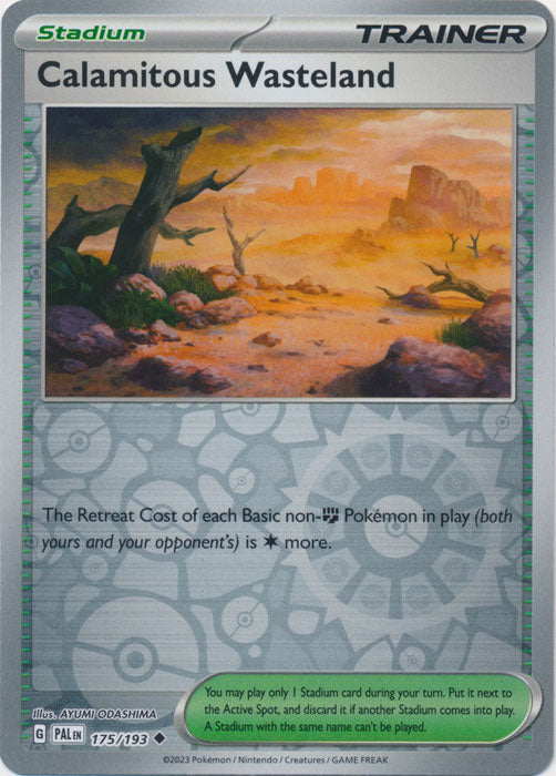 Calamitous Wasteland 175/193 Reverse Holo | Paldea Evolved | Pokemon Card