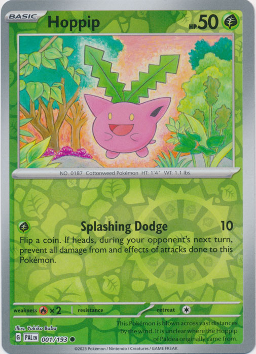 Hoppip 1/193 Reverse Holo | Paldea Evolved | Pokemon Card