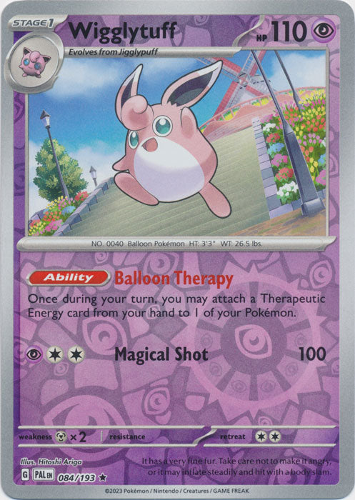 Wigglytuff 84/193 Reverse Holo | Paldea Evolved | Pokemon Card