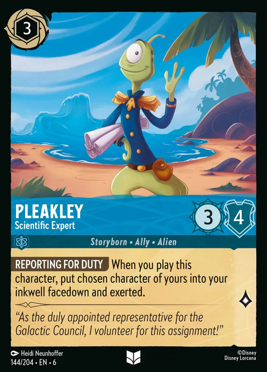 Pleakley - Scientific Expert