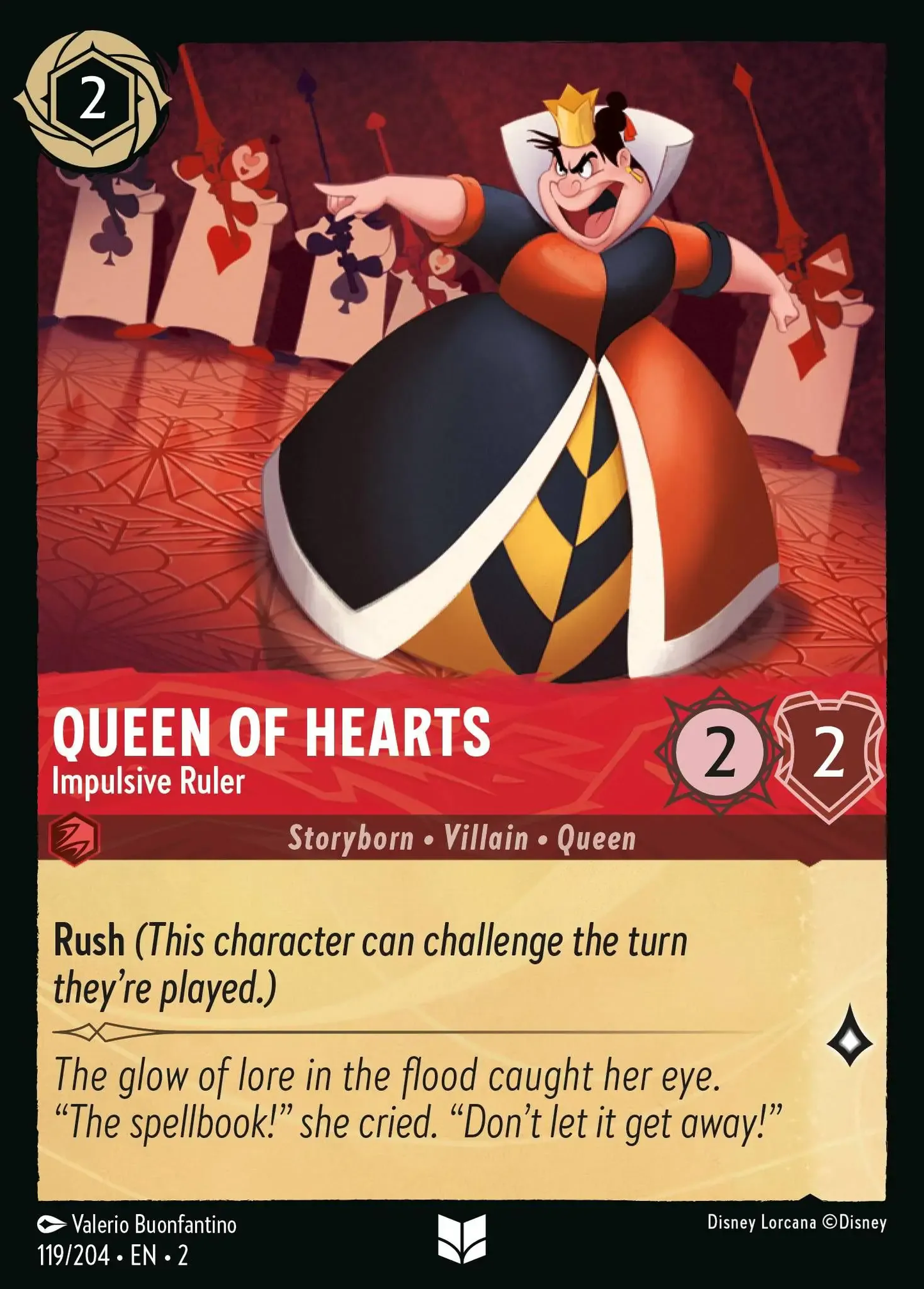 Queen Of Hearts - Impulsive Ruler