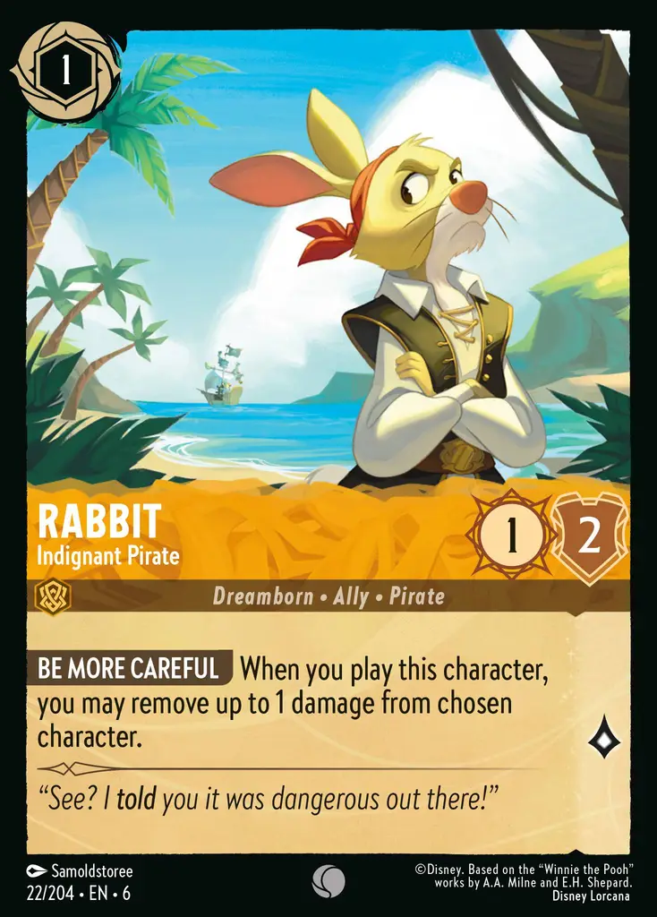 Rabbit - Indignant Pirate