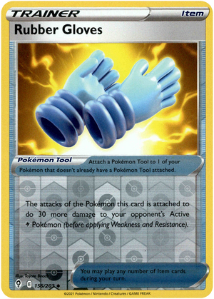 Rubber Gloves 156/203 Reverse Holo | Evolving Skies | Pokemon Card