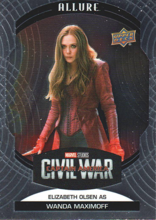 Elizabeth Olsen as Wanda Maximoff #51 | 2022 Allure Marvel Studios | Trading Card