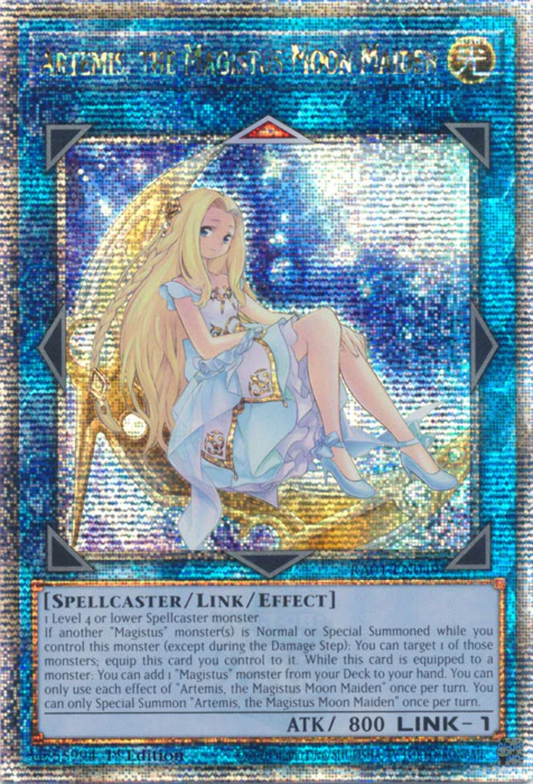 Artemis, the Magistus Moon Maiden - RA01-EN049 Secret Rare | Yu-Gi-Oh! Card