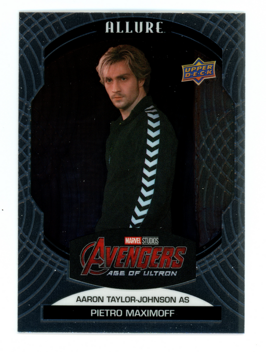 Aaron TaylorJohnson as Quicksilver #39| 2022 Allure Marvel Studios | Trading Card