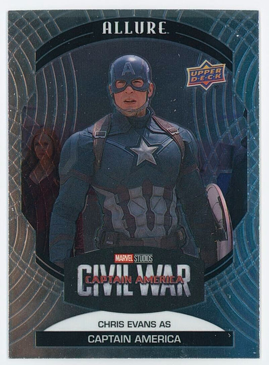 Chris Evans as Captain America #50 | 2022 Allure Marvel Studios | Trading Card