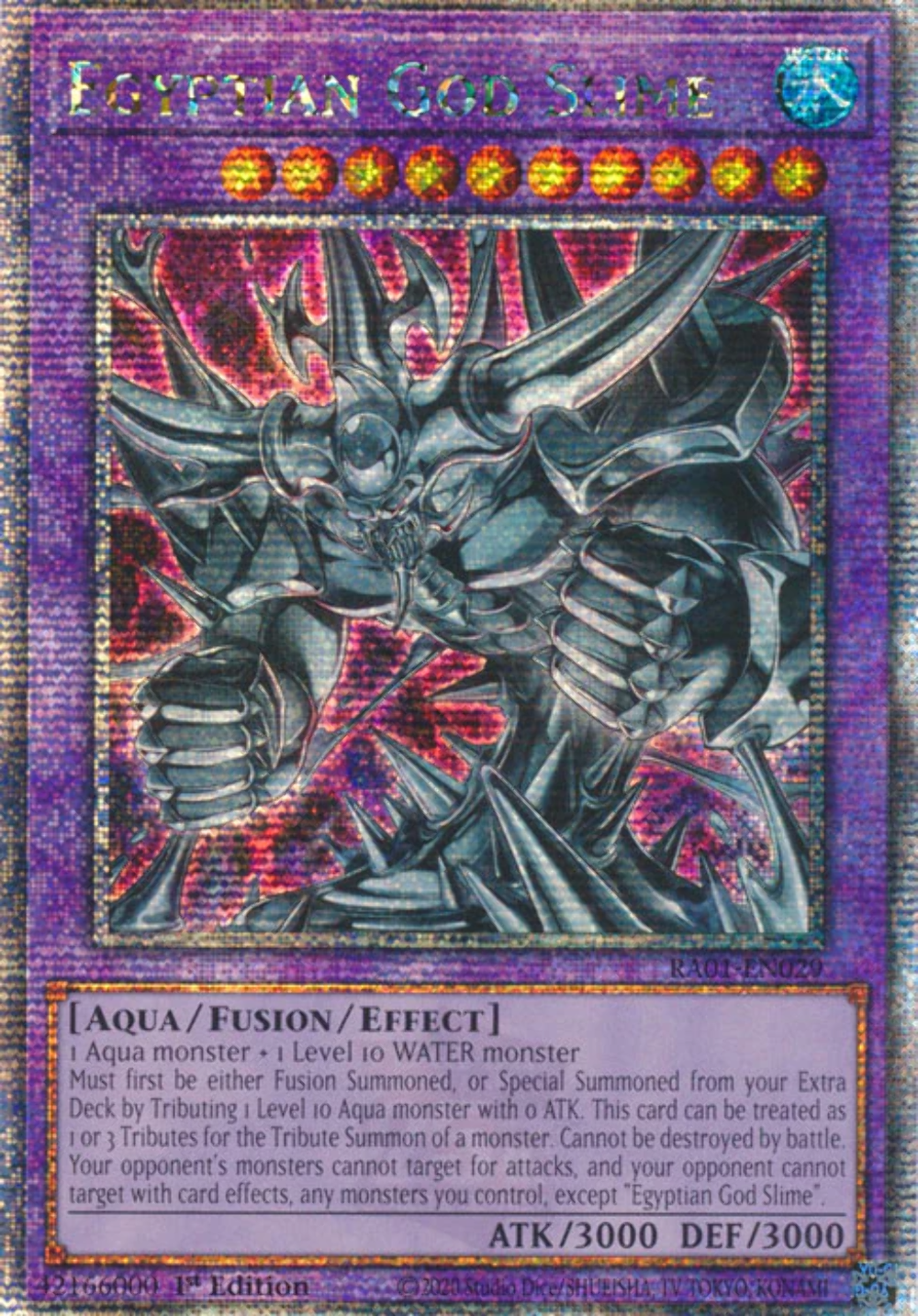 Egyptian God Slime - RA01-EN029 Secret Rare | Yu-Gi-Oh! Card