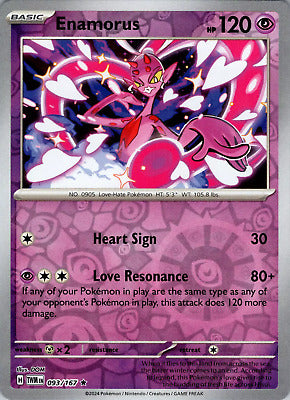 Enamorus 93/167 Reverse Holo | Twilight Masquerade | Pokemon Card