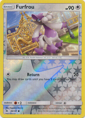 Furfrou 99/131 Reverse Holo | Forbidden Light | Pokémon Card