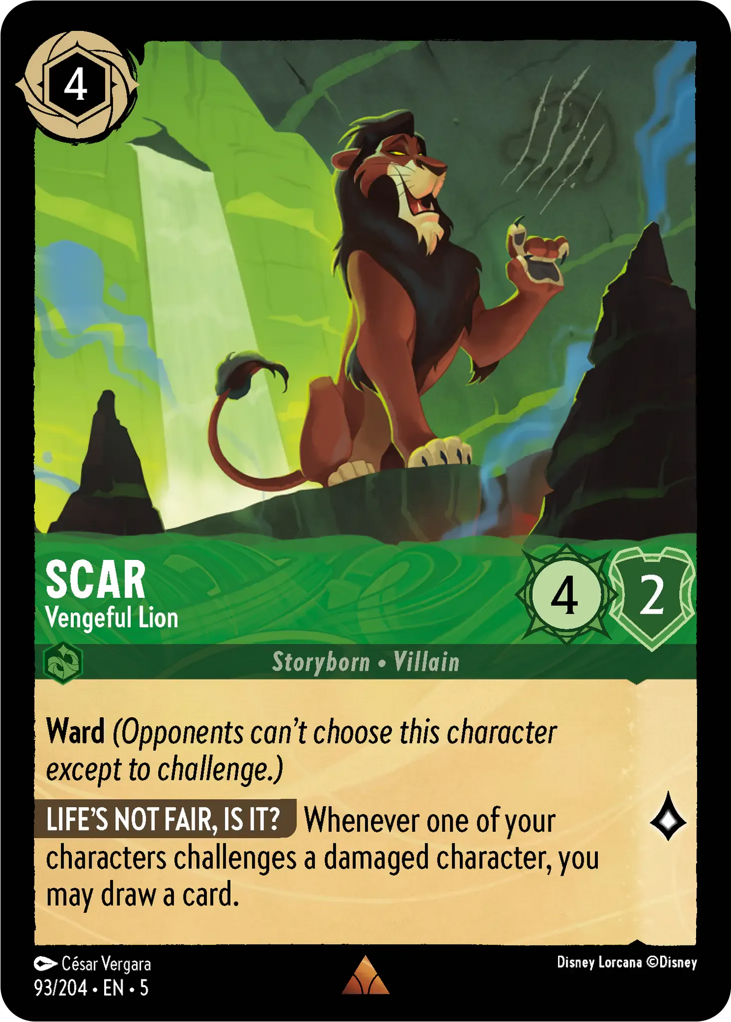 Scar - Vengeful Lion