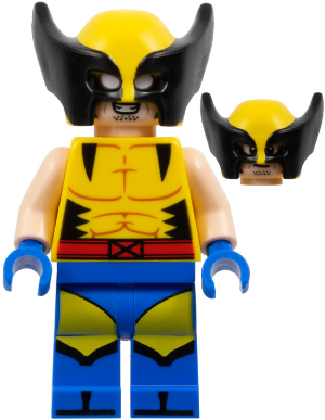 Wolverine (Yellow and Blue) | Marvel Super Heroes LEGO Minifigure